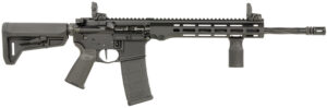 Maxim Defense MXM49737 MD15 L 5.56x45mm NATO 30+1 16" Fluted Barrel, Black, M-LOK Handguard, Magpul Furniture, SL-K Stock, MBUS Sights, Blackout Defense Flat Trigger