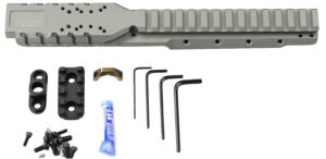 Samson 030026511 Hannibal Rail for Ruger Mini-14 or Mini-30 (2008 or Later)  Natural Gray 0 MOA