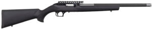 Magnum Research SBA17HMH Magnum Lite  17 HMR 19" Black Steel Threaded Barrel, Black Fixed Hogue OverMolded Stock