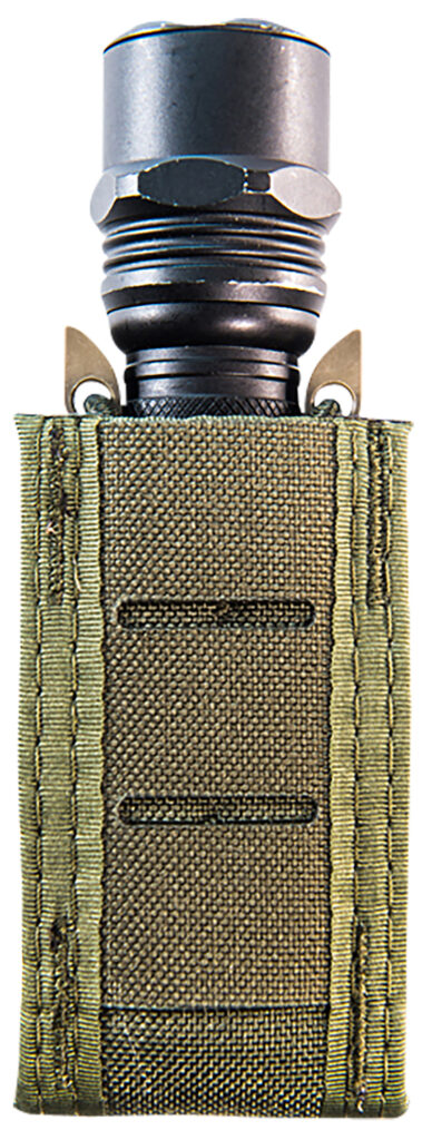 High Speed Gear 41PT00OD TACO Duty Single Pistol Mag, OD Green Nylon with MOLLE Exterior, Fits MOLLE & 2" Belt