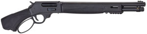 Henry H018XAH410 Axe  5+1 15.14" 410 Bore Blued Steel Barrel, Blued Drilled & Tapped Steel Receiver, Black Fixed Synthetic Stock