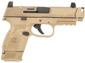 FN 66101794 509C MRD  Compact W/Compensator Frame 9mm Luger 4.20" 15+1 12+1 Black Flat Dark Earth PVD Flat Dark Earth