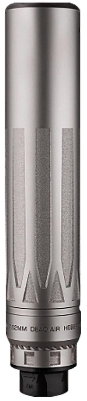 Dead Air NOMADLTIXCXENOSIL Nomad LTI XC Xeno Silver 7.62mm Silencer w/ Xeno Adapter & DA124 Omni Brake