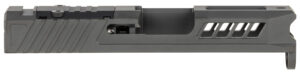 True Precision Inc TPG43SBCRMS Axiom Optic Cut Slide Fits Glock 43 Black DLC Anodized 416R Stainless Steel
