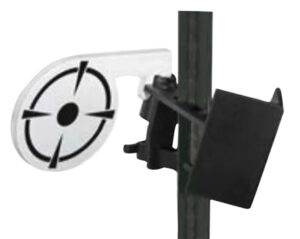 Birchwood Casey TP38DT T-Post Dueling Target Steel Black/White Bullseye
