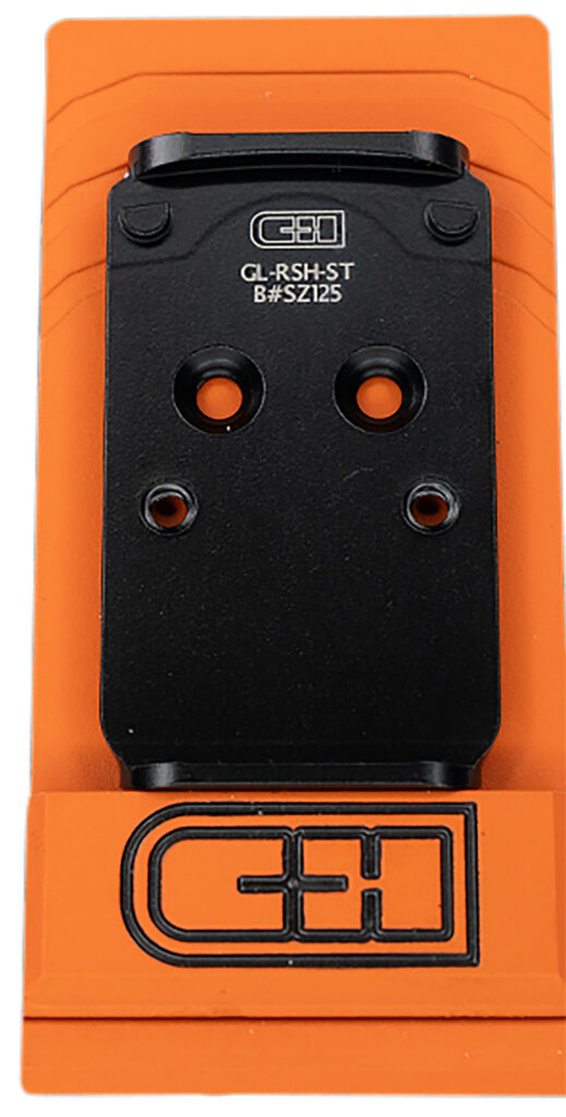 C&h Precision GLRSHST V2 STEEL MIL/LEO Adapter Black Zinc Trijicon/Holosun Pattern Footprint