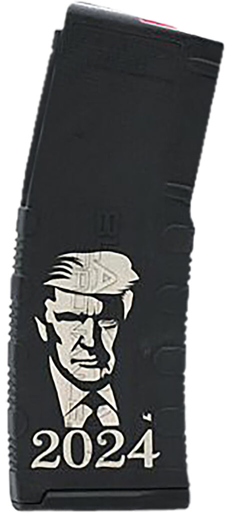 Black Rain Ordnance Magazine 30rd 223 Rem/ 5.56 NATO Trump 2024 Engraving Fits AR-15 Black Polymer