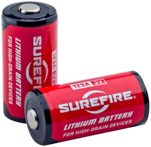 SureFire SF2SWBULK 123A Batteries Red/Black 3.0 Volts 1,550 mAh (130/65 Pairs) Single Package Fishbowl