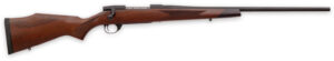 Weatherby VDT222RR4T Vanguard Sporter Full Size 22-250 Rem 5+1 24" Bead Blasted Blued #2 Threaded Barrel, Matte Blued Drilled & Tapped Steel Receiver, Grade A Turkish Walnut Monte Carlo Stock