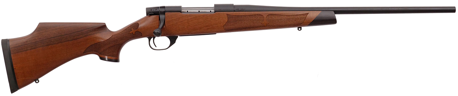 Weatherby VWR65CMR0T Vanguard Camilla Compact 6.5 Creedmoor 4+1 20" Matte Blued, Matte Blued Drilled & Tapped Steel Receiver, Grade A Turkish Walnut Monte Carlo Wood Stock