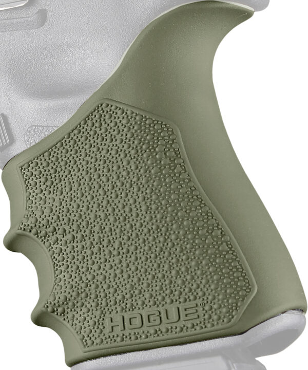 Hogue 17041 Grip Sleeve Handall Beavertail OD Green Rubber