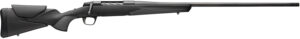 Browning 036003218 X-Bolt 2 Hunter Full Size 308 Win 4+1 22" Matte Black Threaded Sporter Barrel, Matte Black Drilled & Tapped Steel Receiver, Black Adjustable Vari-Tech w/Grip Module Synthetic Stock