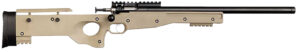 Crickett KSA2150 Precision  Full Size 22 LR Single Shot 16.10" Blued Threaded Bull Barrel, Blued Crickettinny Rail Steel Receiver, Flat Dark Earth Synthetic Adj LOP Stock