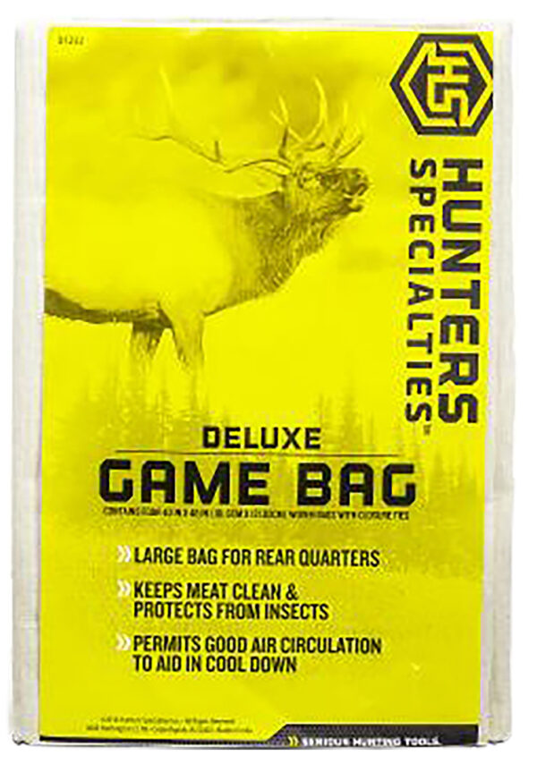 Hunters Specialties HS01232 Deluxe Game Bag White Heavy Duty Canvas