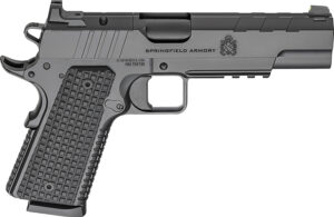 Springfield Armory PX9230LAOS 1911 Emissary 45 ACP 8+1 5" Stainless Steel Barrel Optic Ready Black Carbon Steel Slide VZ Grips Thin-Line G10 Grip
