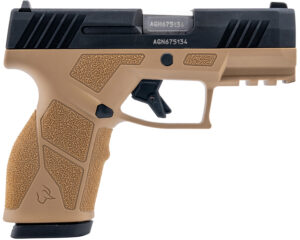 Taurus 1-GX2931T-10 GX2  9mm Luger 10+1 3.37" Matte Stainless Steel Barrel, Matte Black Serrated Stainless Steel Slide, Tan Polymer Frame w/Picatinny Rail, Polymer Grip