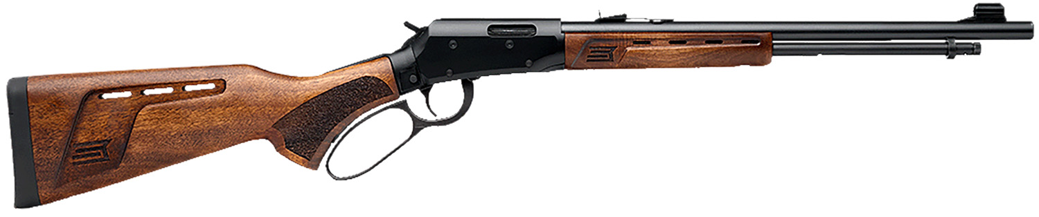 Savage Arms 46120 Revel Deluxe Full Size 22 WMR 9+1 18" Black Satin Threaded Barrel, Black Cerakote Drilled & Tapped Aluminum Receiver, Satin Walnut Fixed Stock, Right Hand