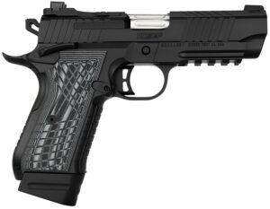 Kimber Mfg.,inc 3100014 KDS9C Rail 9mm 15+1 18+1 4.09" KimPro Black Front and Rear Serrations Stainless Steel G-10 Grip