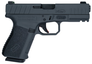 TriStar 85764 Apoc 9mm Luger 15+1 4.02" Black Steel Barrel, Sniper Gray Cerakote Serrated Steel Slide & Polymer Frame w/Accessory Rail, Textured Grip