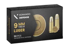 Dickinson LLC BRASS9mm  Luger115gr Full Metal Jacket 50 Per Box/20 Case