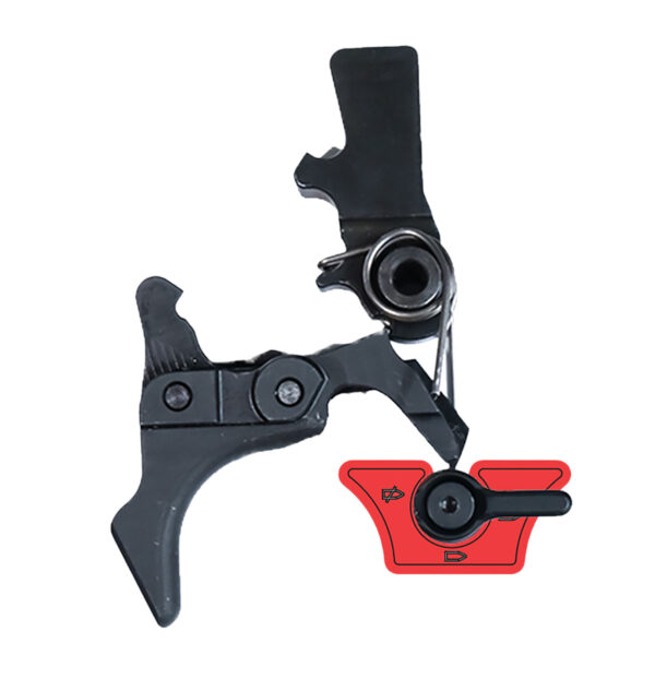 Franklin Armory 0250000BLK Binary BFSIII Black Curved Fits Ruger 10/22