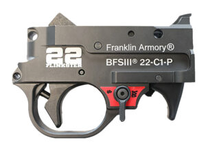 Franklin Armory 0250033BLK 22 Plinkster BFSIII Black Curved Trigger Drop-In Fits 10/22