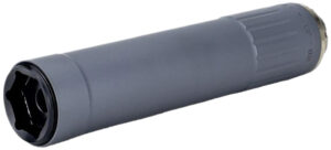 Kgm Suppressors RF22-DT-GRY   22LR 1.20" Grey Aluminum/Stainless Steel/Titanium 1/2"x28