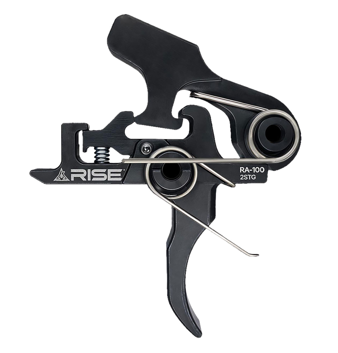 Rise Armament RA100BLK RA-100 Trigger Black Nitride Curved Fits AR-Platform