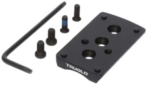 TruGlo TGTG8950M2 Pistol Red Dot Sight Mount  Black Nitride Fortress Steel Trijicon RMR Mount