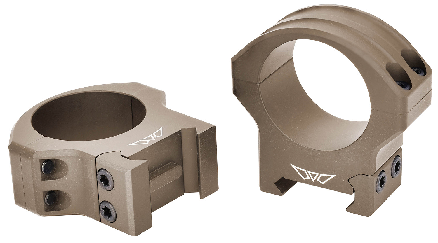 Warne 8502TM HyperLite Dark Earth Cerakote MagnaFusion Alloy 1" Tube Picatinny/Weaver/Maxima Fits Tikka