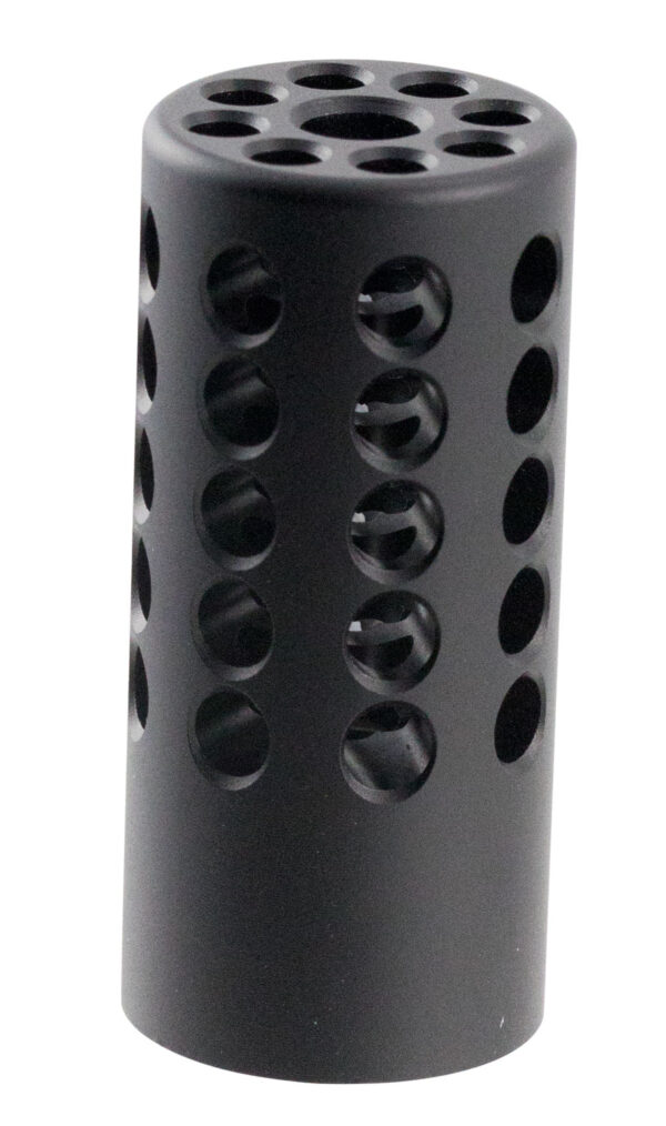 Tactical Solutions 1022CMPMB X-Ring Compensator Black Matte Aluminum with 1/2"-28 tpi Threads .920" Diameter for 22 LR Ruger 10/22