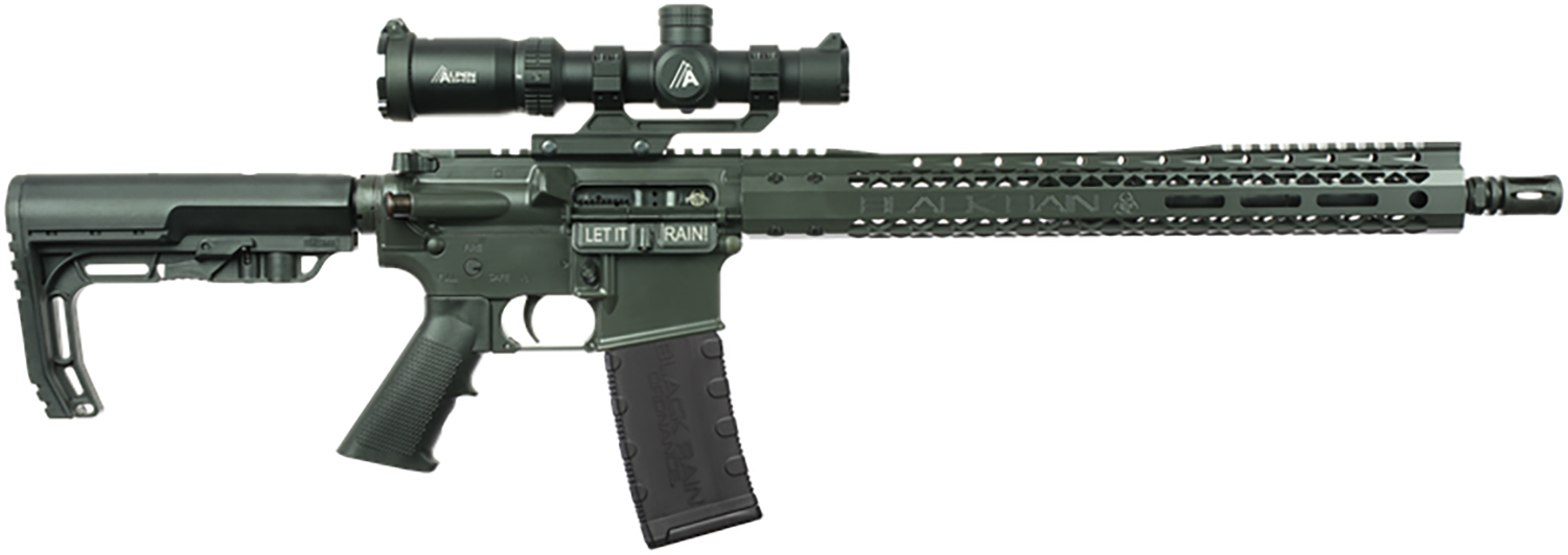 Black Rain Ordnance BROROTROPT02 w/Optic 223 Rem/5.56 NATO 16"