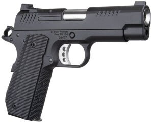 Ed Brown EVOKC9LW 1911 EVO KC Lightweight 9mm Luger 7+1 4" Stainless Bull Barrel, Black Gen4 Serrated Slide, Black Gen4 Carbon Steel Frame w/Beavertail, Black Grips