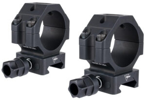 Trijicon AC22065 Scope Rings with Q-LOC Technology  Matte Black Aluminum 30mm Tube Medium