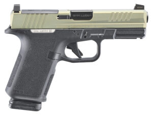 Ruger 19420 RXM 9mm Luger 15+1 4" Black FNC Nitride Barrel, Sundown Alloy Cerakote Alloy Steel Optic Ready/Serrated Slide, Black Polymer Frame w/Accessory Rail, RMR/RMSc/DeltaPoint Pro Footprint