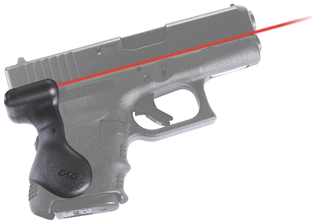 Crimson Trace 011340 Lasergrips Compatible w/Glock Gen3 26/27/28/33/39 Red Laser Black Polymer
