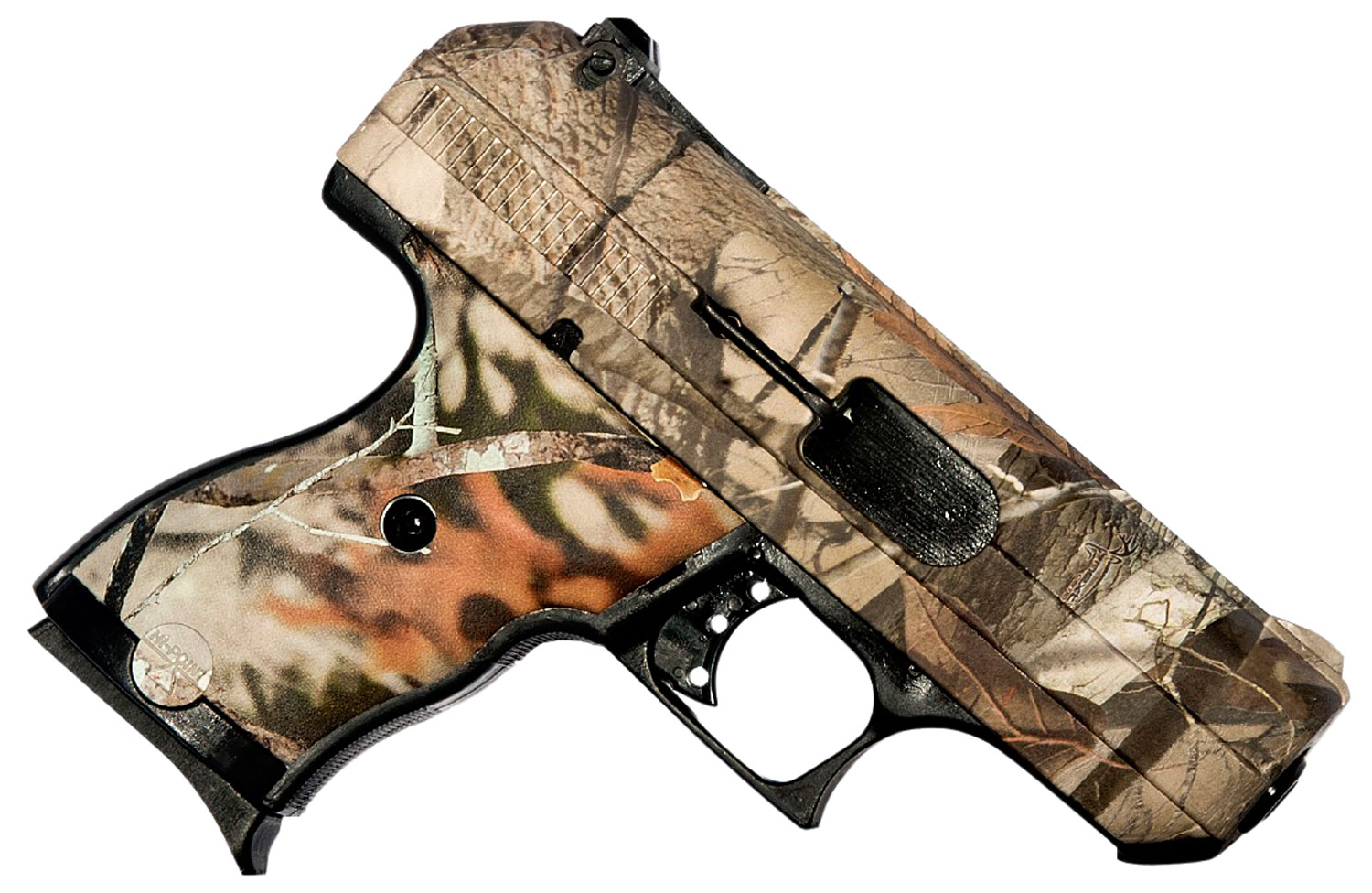 Hi-Point 916WC C9 9mm Luger 8+1 3.50" Black Steel Barrel, Hydro-Dipped Woodland Camo Serrated Steel Slide, Hydro-Dipped Woodland Camo Polymer Frame & Grip
