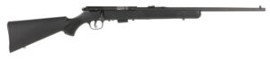 Savage Arms 91800 93 F Full Size 22 WMR 5+1 21" Matte Black Sporter Barrel, Matte Black Carbon Steel Receiver, Matte Black Fixed Synthetic Stock, Right Hand