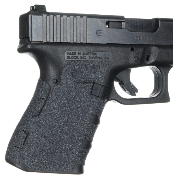 Talon Grips 104G Adhesive Grip  Compatible w/Glock Gen1-3 19/23/25/32/38, Black Textured Granulate