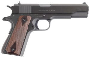 Colt Mfg O1970A1CS Government Series 70 45 ACP 7+1 5" Black National Match Barrel, Blued Carbon Steel Serrated Slide, Blued Carbon Steel Frame w/Beavertail, Rosewood Grip, Ambidextrous