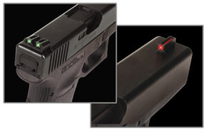 TruGlo TG131MP Fiber-Optic  Red/Fiber Optic Front Sight-Green/Fiber Optic Rear Sight Smith & Wesson M&P/SD9/SD40