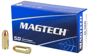 Magtech 40B Range/Training  40S&W 180gr Full Metal Jacket Flat Nose 50 Per Box/20 Case