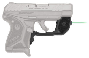 Crimson Trace 0173001 Laserguard Ruger LCP II, Green Laser Black Polymer