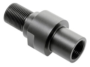 CMMG 57DA53A Thread Adapter  223 Rem/5.56x45mm NATO FN PS90 Black Steel 1/2"-28 tpi Tactical