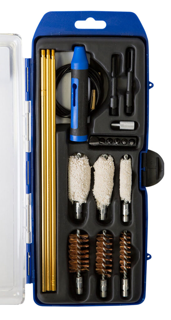 DAC GMSGHY GunMaster Universal Hybrid Cleaning Kit Multi-Gauge Shotgun/21 Pieces Black/Blue
