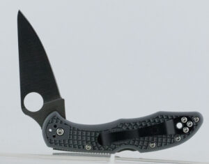 Spyderco C11FPGY Delica 4 Lightweight 2.88" Folding Drop Point Plain VG-10 SS Blade Gray FRN Handle Includes Pocket Clip