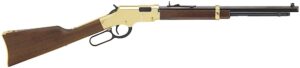 Henry H004Y Golden Boy  Youth 22 Short/ 22 Long/ 22 LR 12 LR/16 Short Capacity, 17" Barrel, Brasslite Metal Finish, American Walnut Stock, Right Hand