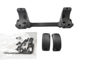 DNZ 82500 Game Reaper Scope Mount/Ring Combo Matte Black 1" Tube, Fits Browning X-Bolt Short Action Rifle, High Rings