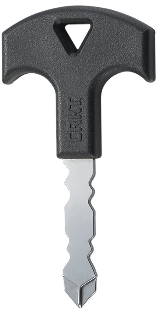 CRKT 9705 Williams Defense Key Matte Black 3CR13 Steel Includes Phillips Screwdriver