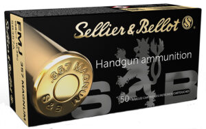 Sellier & Bellot SB357A Handgun  357Mag 158gr Full Metal Jacket 50 Per Box/20 Case
